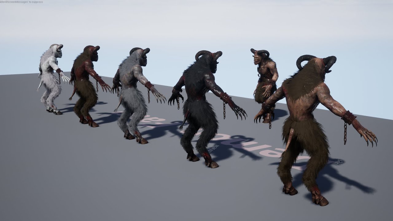 Demon Faun 3D Model