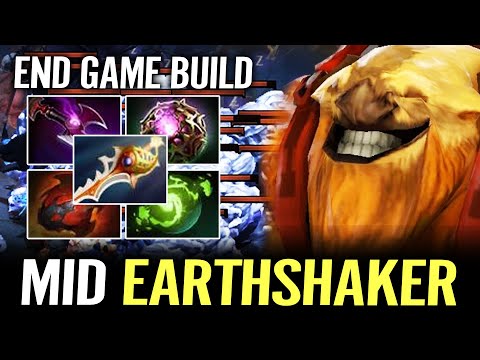 What Does End Game Earthshaker Look Like - Divine Rapier Dealing 3000 Dmg Crit Insane Dota 2 Pro