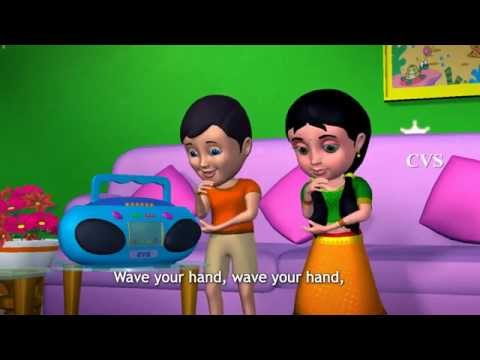 Clap Your Hands - 3D Animation English Nursery rhyme for children with Lyrics
