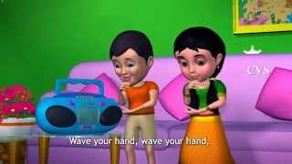 Clap Your Hands - 3D Animation English Nursery rhy