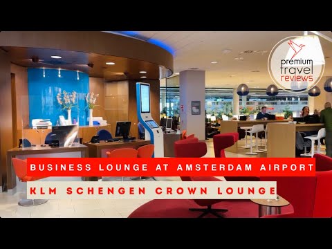 KLM Schengen Crown Lounge 25: KLM Business Lounge no Aeroporto de Amsterdã