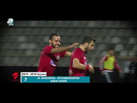 Uzaklardan çok sert şut! M. Sivasspor - Diyarbekirspor (Adem Aydın)ZTK En Güzel 100 Gol-7