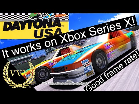 Daytona USA XBox Series X it works