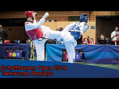 Taekwondo Schaffhausen Open 2019 240 Anna Wolewinski vs  Loriana Salihu