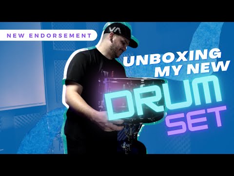 MY BRAND NEW DRUM SET | Unboxing // Demo (Endorsement Reveal!)