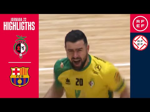 Resumen #PrimeraDivisiónFS | Jaén Paraíso Interior 3-2 Barça | Jornada 22