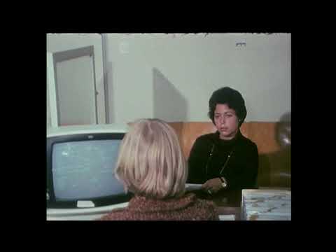Computerbasiertes Aufnahmesystem für Patientinnen und Patienten im Bettenhochhaus, 1974