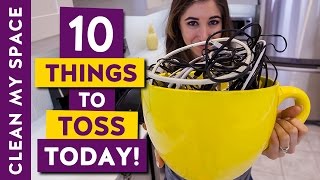 10 Things To Toss Today! ( Ep. 4 ) DECLUTTERING HELP!