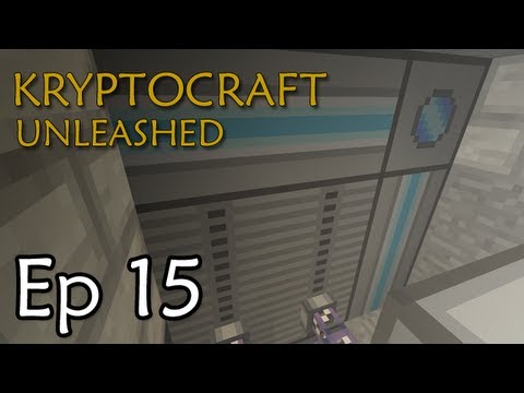 Kryptocraft UNLEASHED Ep. 15 - AE Molecular Assembler and Quarry