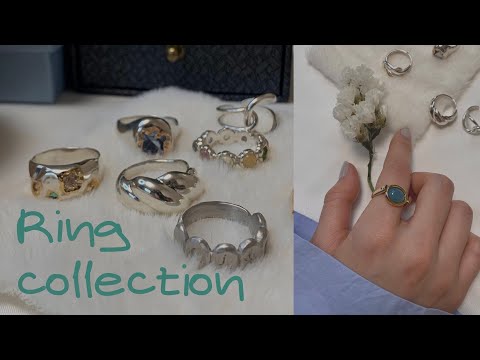 예쁜 반지는 널리 알려야하니까 📣 존재감 뿜뿜 반지 8가지 💍 | ring collection | 아몬즈 반지 추천