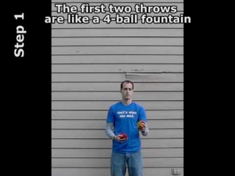4-ball juggler's tennis tutorial (w/ 300fps slow mo)