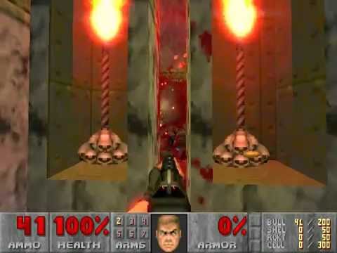 MAP22 - Brutal Doom II (Secrets marked, Pistol start + Much faster enemies)