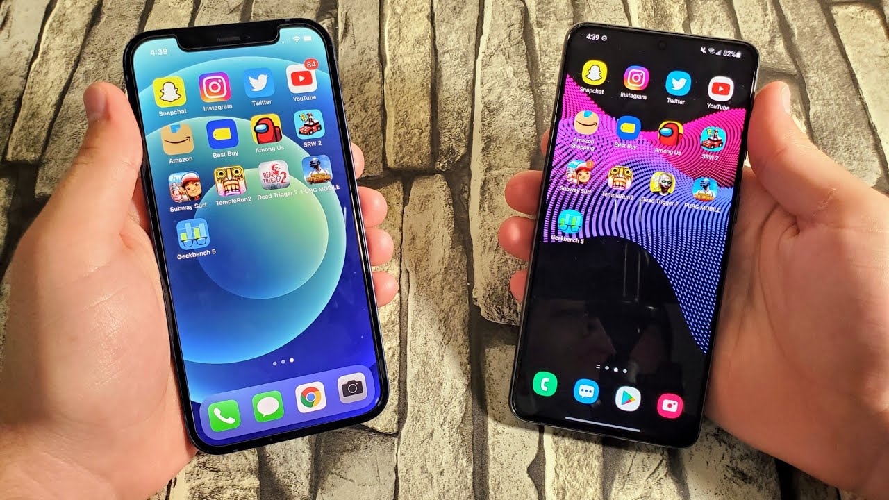 iPhone 12 vs Samsung Galaxy S21 Speed Test!