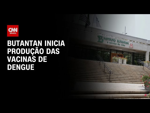 Butantan inicia produção das vacinas de dengue | CNN NOVO DIA