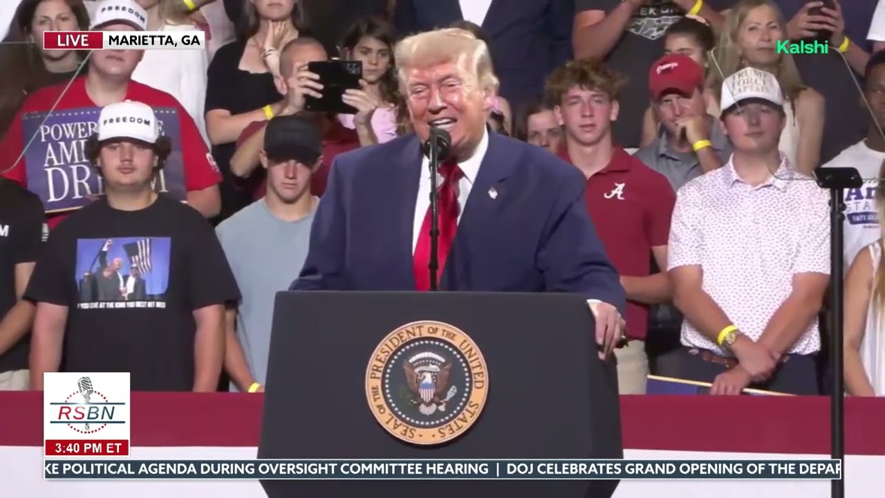 WATCH: President Trump on His Love for Georgia and Recent U.S. Military Success - 07/22/26