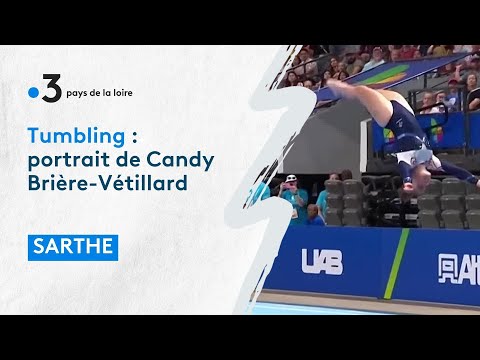 Sarthe : Candy Brière-Vétillard, l'étoile du tumbling tricolore
