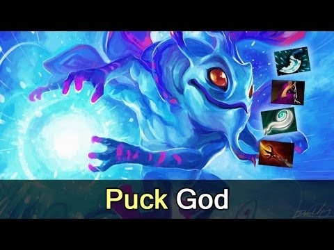 Best Puck ever in Dota 2 History by Gabbi - Puck vs 4 Enemy