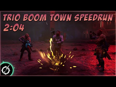 Outriders: Worldslayer | Speedrun Trio Technomancer | AT 40 Boom Town | 2:04
