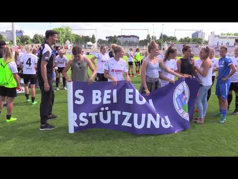 Ehrungen und Verabschiedungen beim 1. FFC Frankfurt am 3. Juni 2018