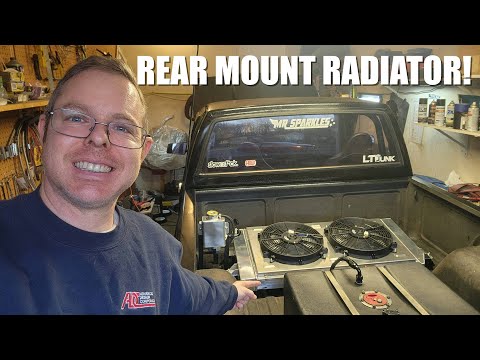 400 Small Block Chevy S10 _ Rear Mount Radiator Setup _ No Prep Duck! 🦆🤣 #400sbc #supercharger #TPV