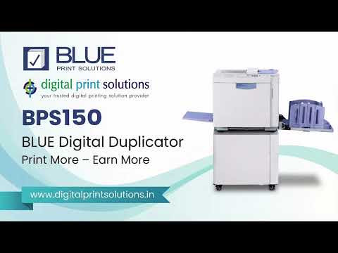 Digital Duplicator Machine - BLUE BPS150 Digital Duplicator