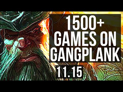 GANGPLANK vs CASSIOPEIA (MID) | 3.4M mastery, 1500+ games, 8/3/8 | EUW Master | v11.15