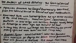 4 CHANGE AND DEVELOPMENT IN  RURAL SOCIETY: THE IMPACT OF LAND REFORMS: The colonial period