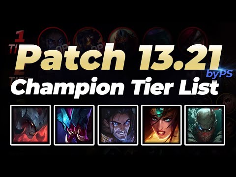 Patch 13.21 PS TierList