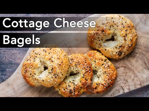 The Best Cottage Cheese Bagels recipe | 3 Ingredients, High Protein and Low in Fat