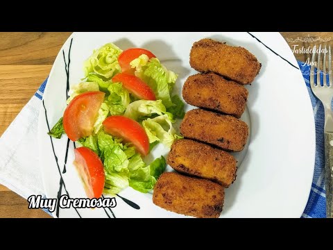 📝📌Cómo Hacer CROQUETAS de POLLO CASERAS🐓🐔CREMOSAS ❌SIN Leche con CALDO CASERO, LAS MEJORES❗️
