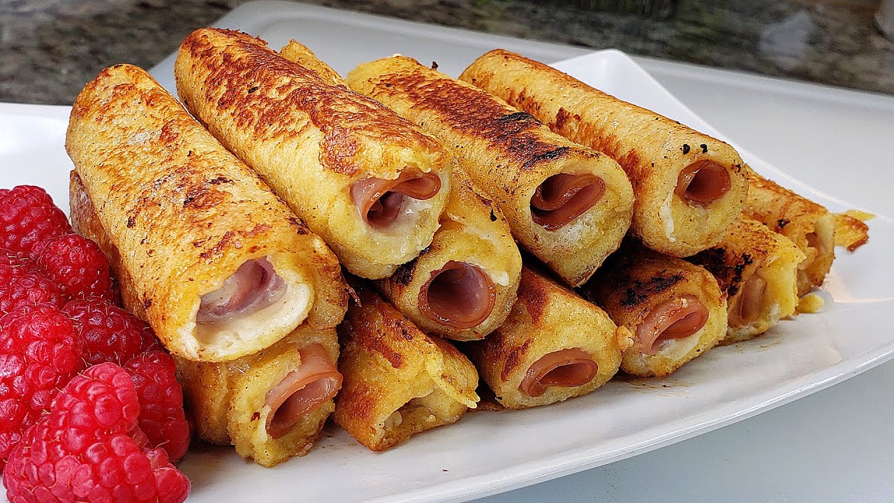 Roll ups French Toast Ham Roll-Ups Recipe