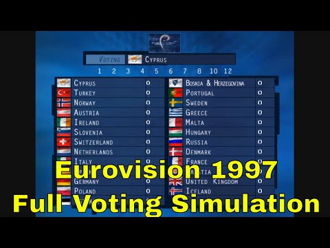 Eurovision 1997- Full Voting Simulation
