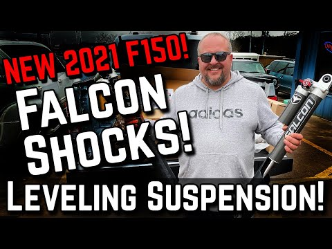 2021 Ford F150 Gets Leveled! Falcon Sport Tow/Haul Shock Leveling System - Leveled F150