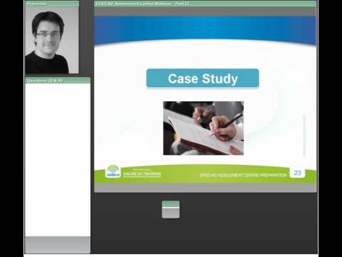 The Case Study - EPSO Administrator (AD) Assessment Centre Webinar