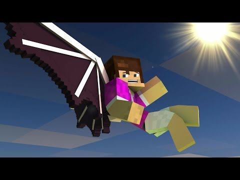 Minecraft PE Epic Elytra Wings Challenge!