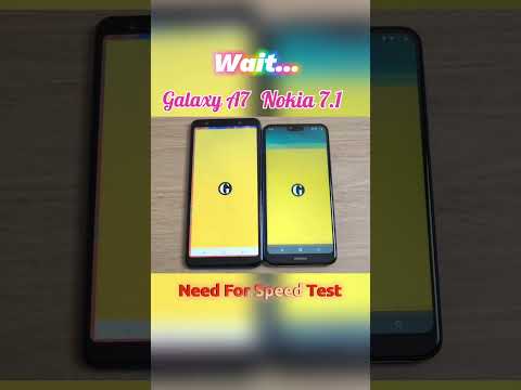 Which Mid-Ranger is Faster? Galaxy A7 vs Nokia 7.1 – The Ultimate Test! 🚀#shorts