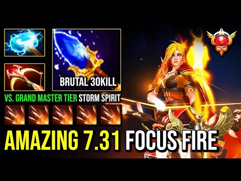 Windranger Amazing Focus Fire - Dota 2 Pro Gameplay - Full Gameplay - No Commentary