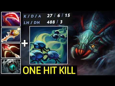 Weaver No Mercy 27 Kills – Full Physical Build One Hit Kill Dota 2
