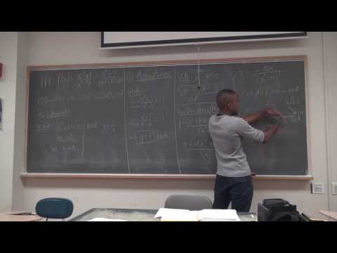 Math 205 Lecture 19 - Curve Sketching conclusion and Optimization part 1