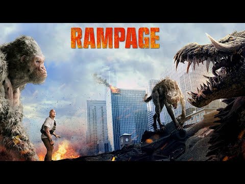 Giant Flying Wolf - George vs Ralph vs Lizzie - Final Battle Scene - Rampage (2018) Movie Clip HD