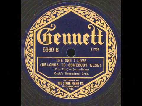 The One I love Belongs To Somebody Else : Doc Cook and His Dremaland Orchestra