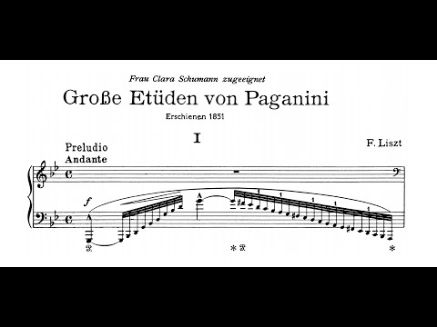 Franz Liszt - S.141, Grandes études de Paganini (Filipec)