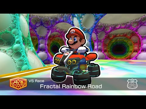 Fractal Rainbow Road | Mario Kart 8 Custom Track