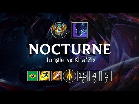 Nocturne Jungle vs Kha'Zix - BR Master Patch 8.24