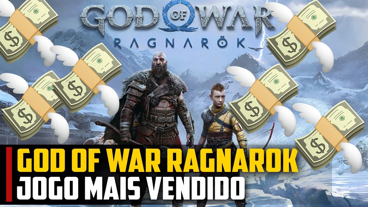 God of War Ragnarok É O JOGO MAIS VENDIDO