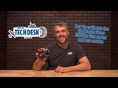 How to calibrate the Spektrum Firma 6000kv 2in1 motor and esc combo