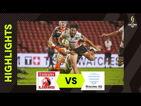 Highlights - Emirates Lions v Racing 92  Round of 16 | EPCR Challenge Cup 2022/23