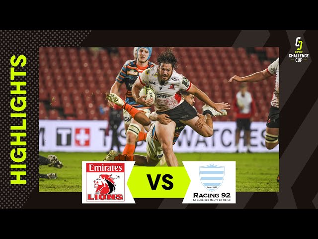Highlights - Emirates Lions v Racing 92 Round of 16 | EPCR Challenge Cup 2022/23