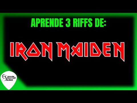 3 RIFFS de IRON MAIDEN en guitarra (¡Apréndelos HOY!) 2024