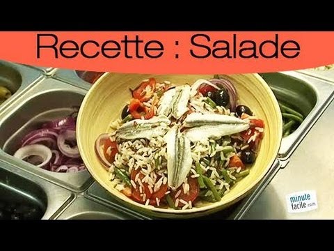Comment préparer une salade niçoise